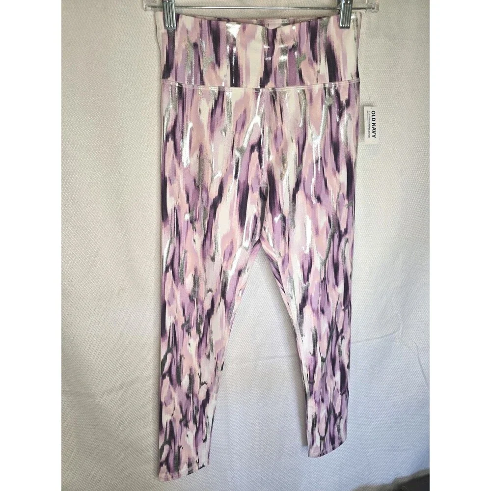 Old Navy Active Girls Sz XL (14-16)Powersoft High Rise Athletic Leggings Pink